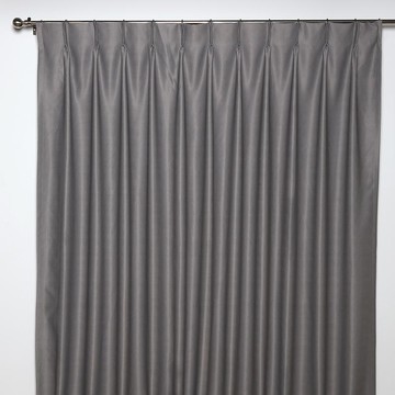 Moroso Room Darkening Pinch Pleat Ready Made Curtains, Stone, 213 Drop