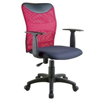 EASY人體工學中背透氣網椅/P-211T/紅(限送桃園以北)