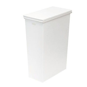 LIV PLUS｜PROPRETE 掀蓋垃圾桶 45L 白色