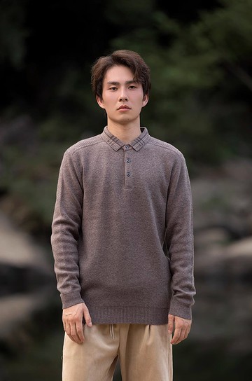 日系極簡 寬鬆針織毛衣