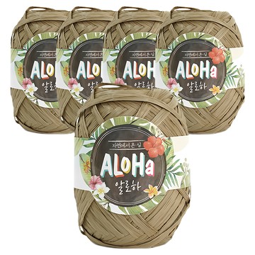 SEVY Aloha系列 編織線 80公尺  47 卡其棕色  5捲