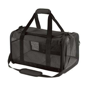 JoPet 寵物斜肩包 外出包 可摺疊/可收納小包  53 x 34 x 34cm  1個  麻黑色