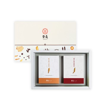 【參意興隆】漢方茶禮盒｜粉光參元氣茶+東洋參養氣茶