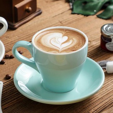 ins杯子套裝馬克杯經典郁金香咖啡茶杯牛奶拿鐵咖啡陶瓷水杯280ml