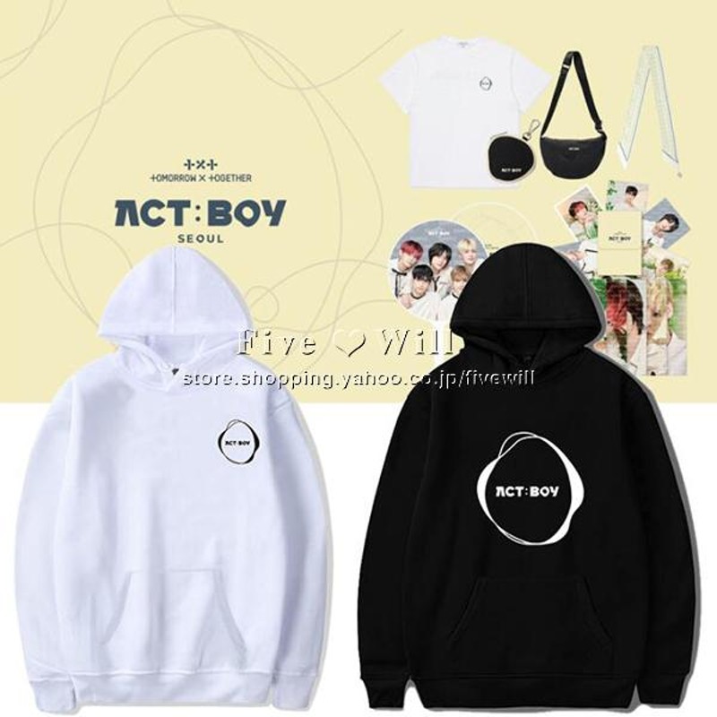 送料無料◇2020新品 TXT ACT BOY 韓流グッズ パーカー スウェット ...