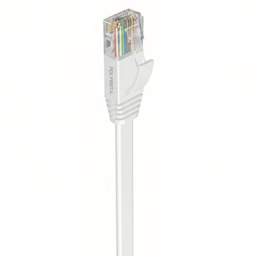 POLYWELL 寶利威爾 CAT6扁線 1Gbps RJ45 高速網路線  20m  白色  1條