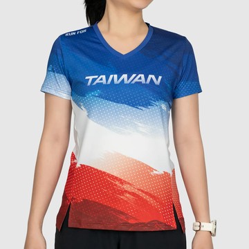 【A-MYZONE】女款 臺灣印象 抗菌透氣短袖上衣