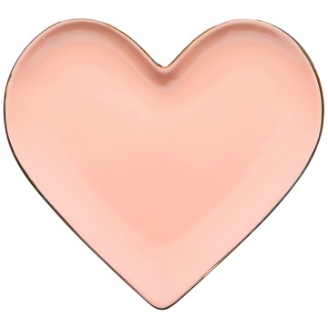 danica STUDIO Jubilee 心型飾品收納盤  粉金色  1個