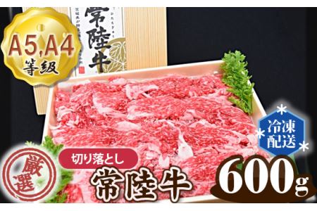 No.011 常陸牛 厳選！切り落とし 600g（A5・A4等級）