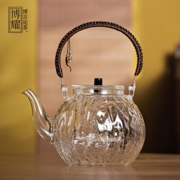 大容量煮茶壺加厚玻璃耐高溫家用泡茶燒水壺可明火電陶爐蒸煮茶器