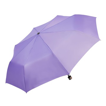 雙龍牌 無敵小折銀素三折傘  電鍍握把  安全按鈕  抗UV  抗風  超撥水  薰衣紫