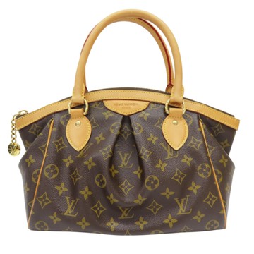 【二手名牌BRAND OFF】LOUIS VUITTON 路易威登 棕色 原花 帆布 Tivoli PM 手提包 M40143