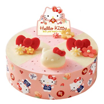 【COLD STONE】Hello Kitty粉嫩派對(6吋冰淇淋蛋糕)