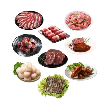 愛上新鮮 聖凱師澎派牛多多烤肉組(約5-6人份) 燒烤｜BBQ｜烤肉食材｜烤肉組｜肉品｜