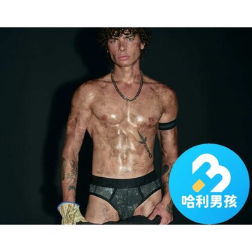 加拿大 PUMP!【台灣現貨】黑洗丹寧｜酸洗紋理三角內褲 Black Washed Brief