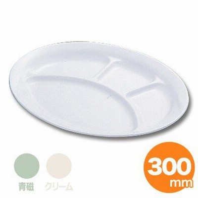 千羽鶴 No.54 小判ランチ皿 4ツ切 大 プラスチック 食器  食器 皿
