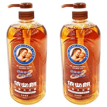 依必朗抗菌沐浴露 典雅檀香 含Chlorhexidine抗菌配方  1L  2瓶