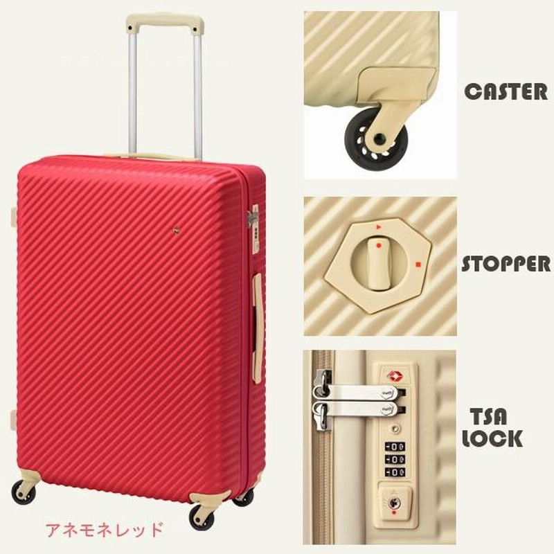 鍵は元から付属しておりません【美品】ace. スーツケース 33L　機内持ち込み　TASロック