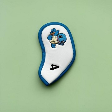 卡通彩色高爾夫球桿套 鐵桿套 保護套桿套 男女通用可愛桿頭帽套