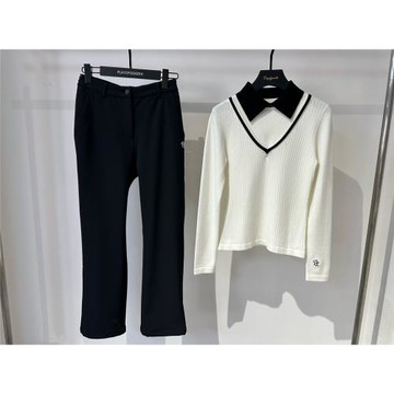 高爾夫服裝女秋冬加絨高爾夫女褲高爾夫長褲女韓版顯瘦彈力保暖