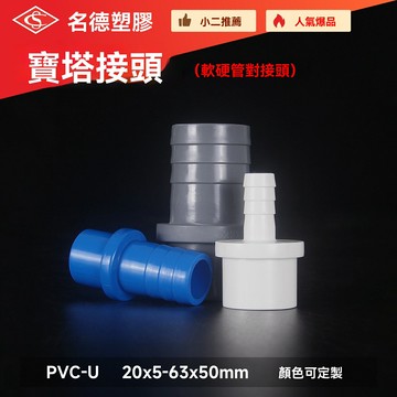 【加厚防漏】PVC軟管接頭 水管接頭 寶塔接頭 快接接頭 塑料接頭 魚缸接頭 螺口插口雙用 耐壓防裂 魚缸/淨水器/灌溉專用