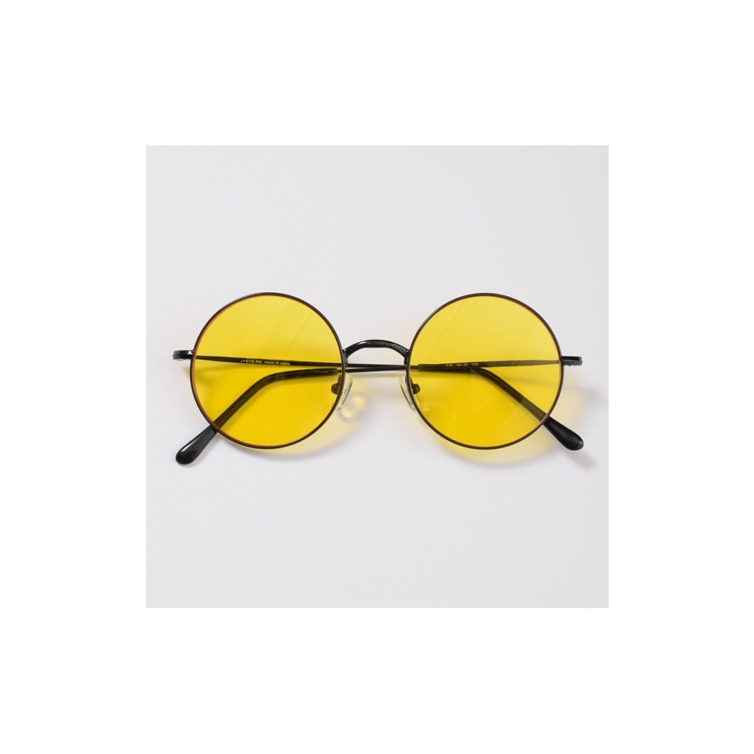 Re Edit カラーラウンドサングラス イエロー 通販 Lineポイント最大5 0 Get Lineショッピング