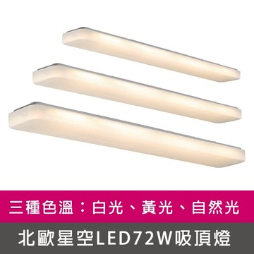 [Honey Comb]北歐星空LED72W吸頂燈 黃光(V2054Y)