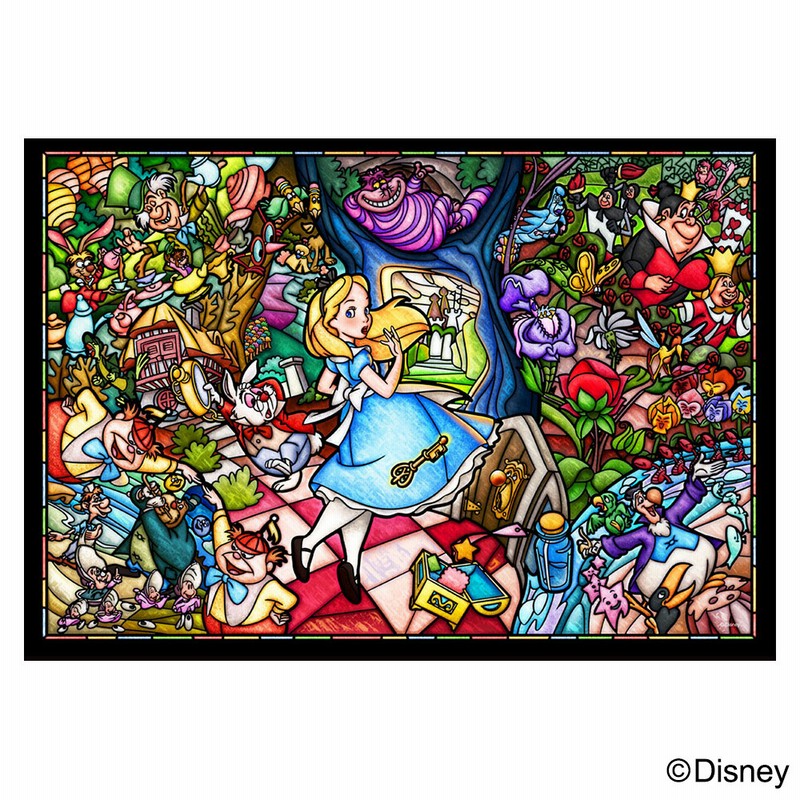 Disney ディズニー ステンドアートぎゅっと500ピース ジグソーパズル ふしぎの国のアリス ストーリーステンドグラス キッズ 通販 Lineポイント最大2 0 Get Lineショッピング