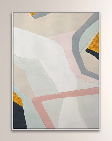 "Abstract Collage 3" Digital Art Print on Canvas by Elisso