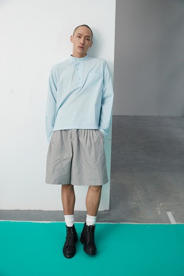 造型半門襟上衣