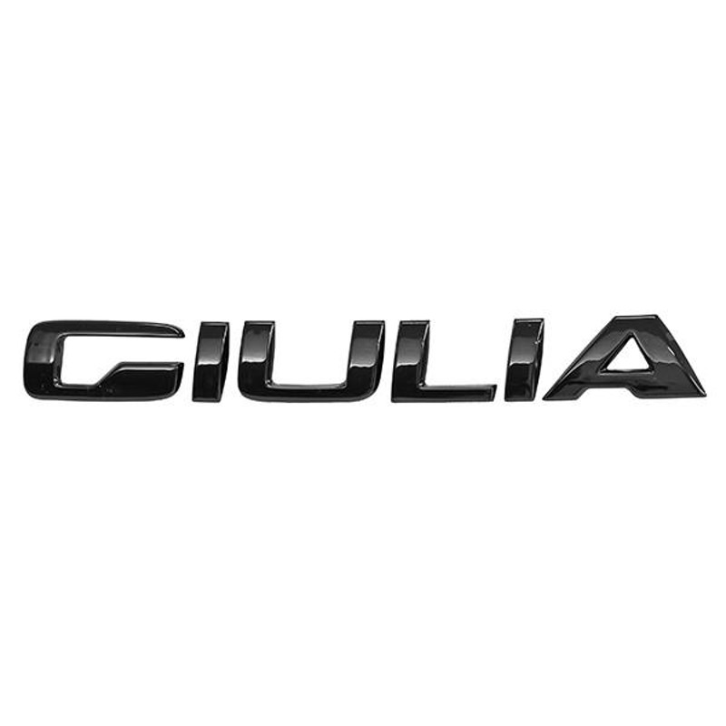 アルファロメオ純正 GIULIAロゴエンブレム(ブラック) 22570 | LINEブランドカタログ