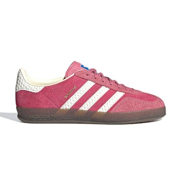 Adidas Gazelle Indoor 男鞋 女鞋 粉白色 麂皮 低筒 三條紋 跳色 情侶鞋 休閒鞋 IF1809