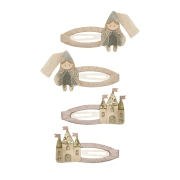 Mimi & Lula｜AW25_夢幻王國_公主城堡滴答夾4入