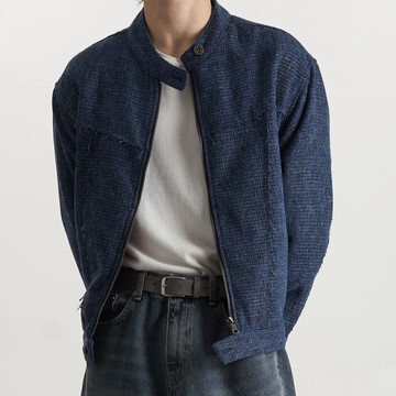 正韓奢華羊毛破壞感粗花呢夾克外套 3色 YUPPIE 預購商品 0303