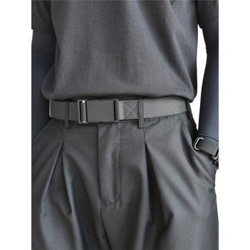 彈力松緊腰帶男 戰術工裝機能風褲帶女休閑 磁力無牙帆布皮帶