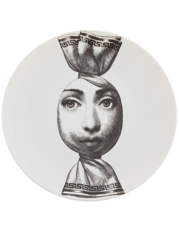 Fornasetti - Plate - unisex - China - One Size - White