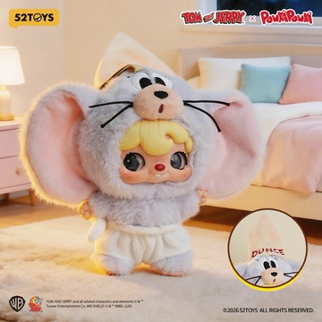【52TOYS 官方直營】POUKAPOUKA  貓和老鼠聯名友你真好 搪膠毛絨 盲盒