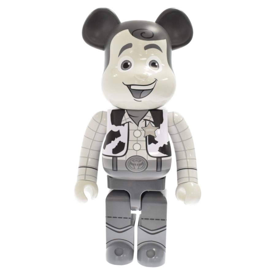 MEDICOM TOY メディコムトイ BE@RBRICK WOODY B&W Ver. 1000% ベア ...