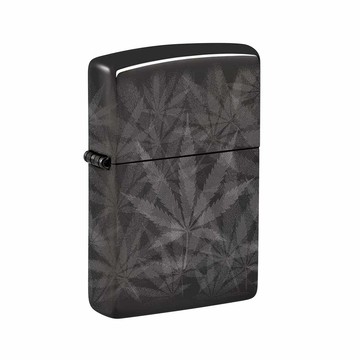 Zippo 【官方旗艦店】Cannabis Design 迷霧大麻葉防風打火機