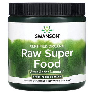 Swanson, 有機認可未加工 SuperFood、8.5 盎司（240 克）