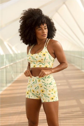 【SILVERWIND】SUMMER LOVE系列 草原牧歌印花運動瑜伽內衣