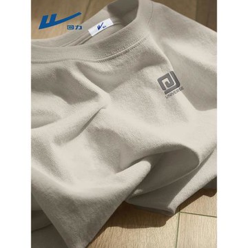 回力短袖男款夏季2026新款男生衣服純棉寬松男士上衣半袖t恤男夏D