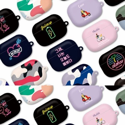Airpods3ケース イヤホンケース エアーポッズ第三世代 カバー 可愛い プリント イラスト オーダーメイド 英字 レタリング ワンポイント パステルカラー おしゃれ 通販 Lineポイント最大get Lineショッピング