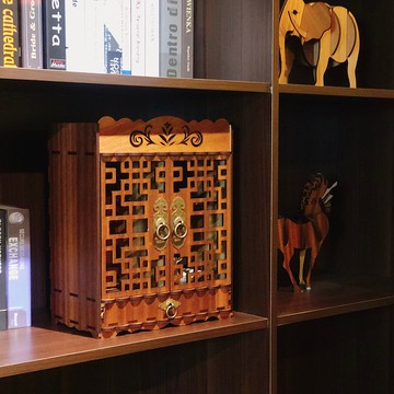 【阿嬤的嫁妝】手作DIY 組裝 化妝品飾品收納 典雅古風質感