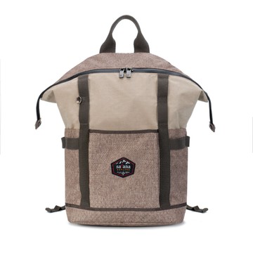 EXPLORE 探索旅人後背包-奶茶色拼接