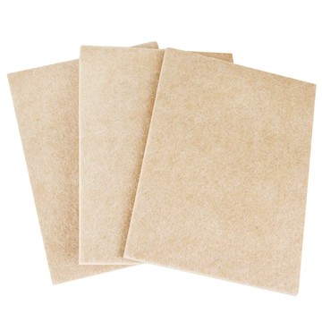 AXIS 艾克思 家俱消音防刮毛氈腳墊 3個入 可自行裁剪  150 x 110mm  2組