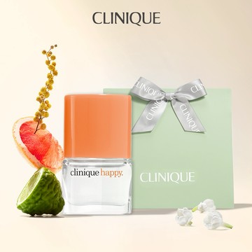 快速出貨【CLINIQUE 倩碧】隨身Happy 4ml香水禮盒- LINE禮物獨家生日禮物  曼妙花香水🌼搭配柑橘香味🧡 花香調x果香調，化身氣質小清新！