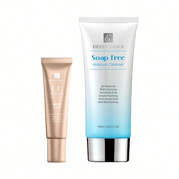 W晶靈光感CC霜30ML*1+SPF50+璀璨光透白胺基酸洗顏蜜100ml *1