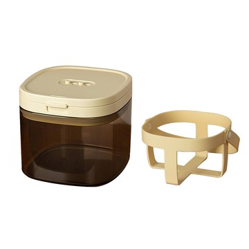 【芽比兔】便攜密封罐800ml加附矽膠提袋