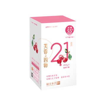 順天本草 芙蓉之四物養美計畫 溫熱飲沖泡包 減糖55% 天然鐵添加+  10包  24g  1盒